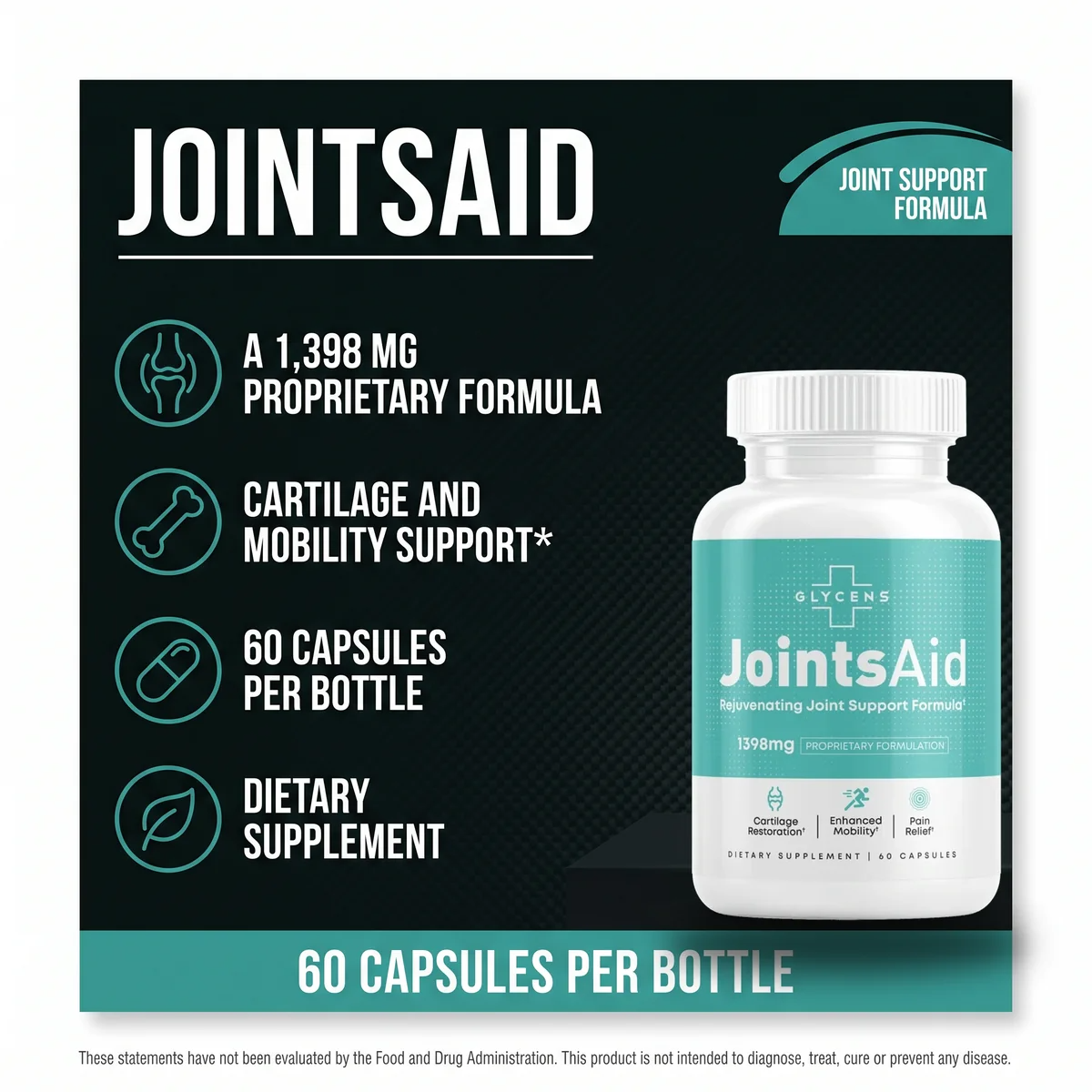 JointsAid 1,398 mg proprietary formula overview